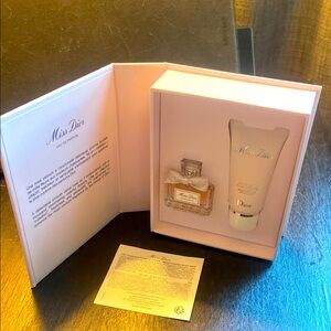 Miss Dior Perfume and Lotion Set these are miniature products